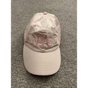 Vintage Danelley NYC Baseball Cap Womens OS Pink Excellent Embroidered Dad Hat